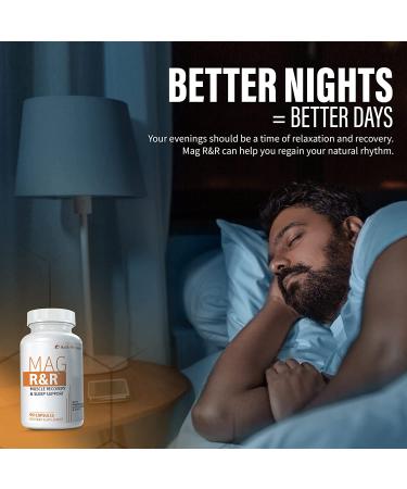 SaltWrap Mag R&R - Nighttime Muscle Cramps & Relaxation Support | Natural Sleep Aid with Magnesium Glycinate | 90 Capsules - Buy Online on GoSupps.com