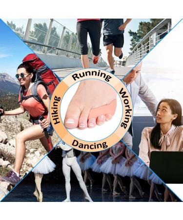 HAOSEM 2pcs Pinky Toe Spreader & Bunion Corrector - Pain Relief Small Toe Protector | Foot Care Spacer for Comfort - Buy Online on GoSupps.com