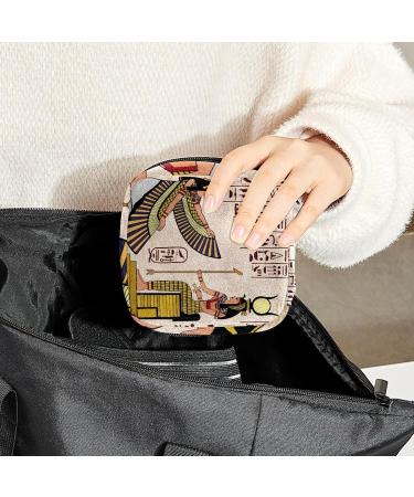 GIAPB Period Bag - Egyptian Tribal Art Color2827 | Sanitary Napkin Storage & Travel Makeup Pouch - Buy Online on GoSupps.com