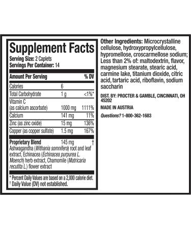 Vicks Super C Nighttime Supplement 28ct - Vitamin C, B Vitamins, Herbal Extracts for Rest & Replenishment - Easy-to-Swallow Coated Tablets - Buy Online on GoSupps.com