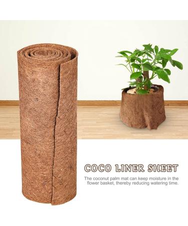 Xiaoquexing Coconut Shell Mat | Natural Moisture-Resistant Flower Pot Mat & Reptiles Carpet - 9.84x0.16 Inches - Buy Online on GoSupps.com