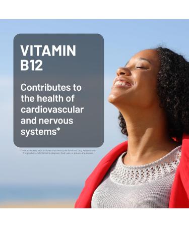 NatureWise Vitamin B12 Methylcobalamin - Active Form for Ultra Absorption - 1000mcg Methylated B12 for Energy Nerve & Heart Support - Non-GMO Vegan USA Manufactured - 60 Capsules 60-Day Supply  - Buy Online on GoSupps.com