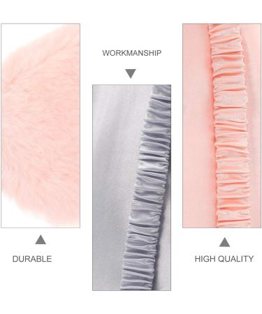 Heallily 2pcs Faux Fur Eye Mask for Women, Girls, Kids - Sleeping Eye Shade Cover for Home, Travel, Meditation - Buy Online on GoSupps.com