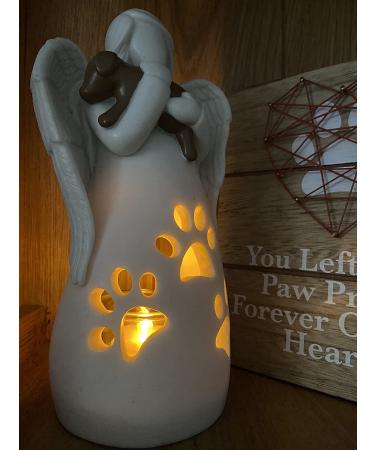 OakiWay Dog Memorial Candle Holder - Beautifully crafted tribute to your beloved pet - Buy Online on GoSupps.com