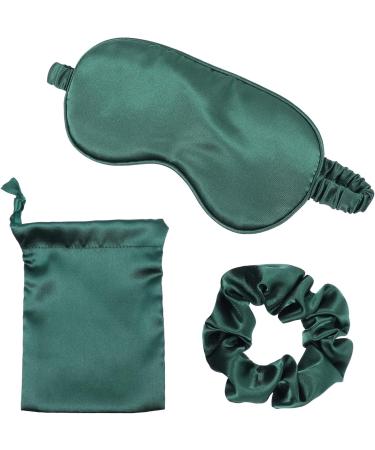 EXCEART Silk Sleep Mask Set - Comfortable Eye Patch & Hair Tie for Travel | Satin Eye Cover & Blindfold for Sleeping - Buy Online on GoSupps.com