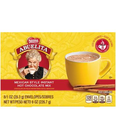 Abuelita Mexican Style Instant Hot Chocolate Drink Mix, 1 Ounce (Pack of 8)
