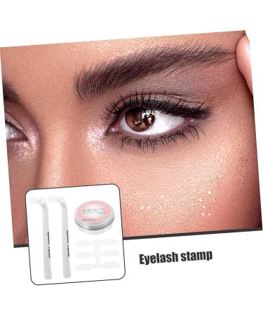 POPETPOP 1 Set Eye Makeup Aid Postage Stamps Eyelash Guide Lash Stamp for Bottom Eyelashes Makeup Supplies Lower Eyelashes Stamp for Women Eyelash Stamp Eyelash Tool Beauty Tools TPR Eyes - Buy Online on GoSupps.com
