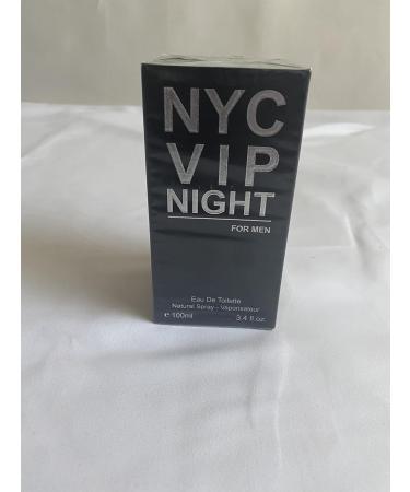 NYC VIP Night for Men EDT - Eau De Toilette 100ML (3.4 oz) | Aquatic Scent with Subtle Notes of Ginger Mandarin & Sandalwood | Everyday Essential | - Buy Online on GoSupps.com