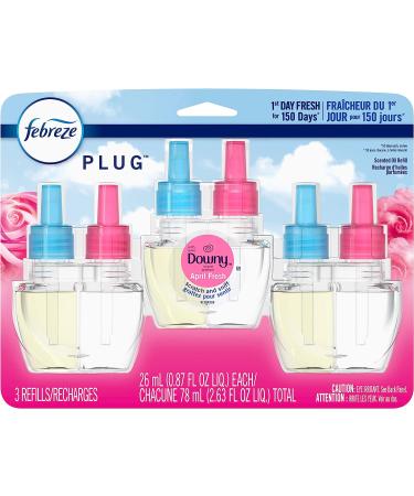 Febreze Fade Defy Downy April Fresh Plug Refill, 3-Pack - Buy Online on GoSupps.com