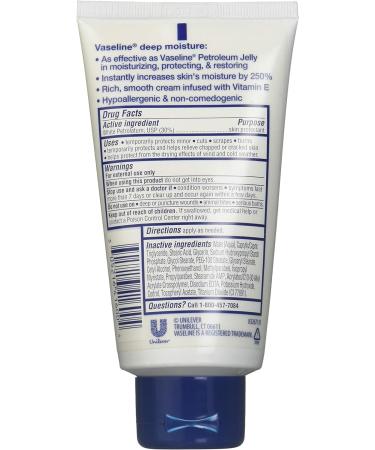 Vaseline Intensive Care Petroleum Jelly Deep Moisture 4.5 oz - Pack of 6 | Hydrating Skin Protectant - Buy Online on GoSupps.com