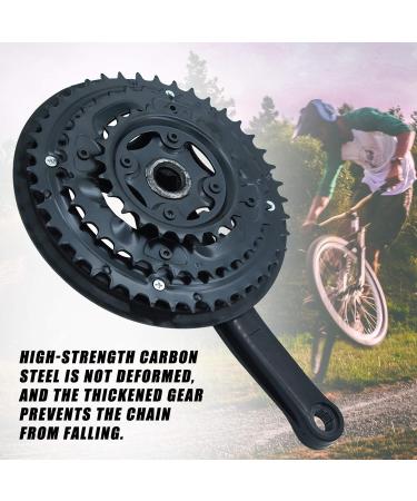 ColouredPeas Square Cone Mountain Crankset - 6/7/8 Speed Universal Crank Set for Mountain Bikes - 170mm Crank Arm - Buy Online on GoSupps.com