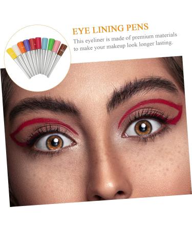 FOMIYES 10pcs Colored Liquid Eyeliner Liquid Eyeliner Waterproof Liquid Eyeliner Pencil Household Eyeliners - Buy Online on GoSupps.com