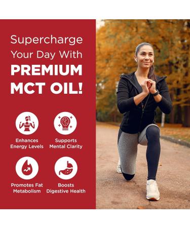 KEN Premium MCT Oil Supplement 3600 MG Softgel Keto Supplements for Ketosis from Pure Coconut Oil Weight Management Brain Fuel and Metabolic Support Non-GMO 150 Softgels - Buy Online on GoSupps.com