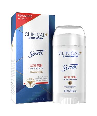Secret Clinical Strength Antiperspirant/Deodorant Soft Solid Sport Fresh 2.6 oz (73 g)