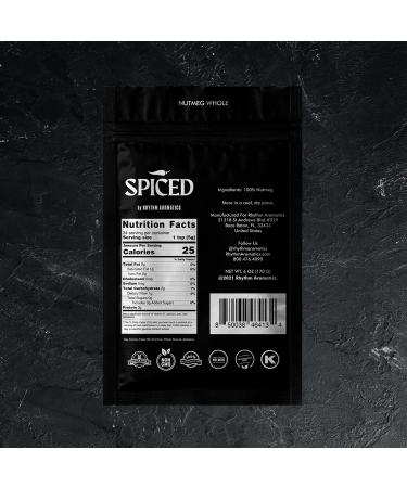 6 oz Spiced Whole Nutmeg Seeds - Perfect for Cooking, Seasoning, Grating, and Grinding in Coffee, Tea, and Hot Drinks - Buy Online on GoSupps.com