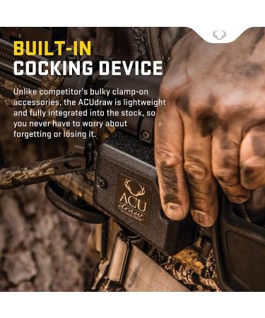 TenPoint ACUdraw Cocking Device - Easy Crossbow Cocking for All Ages & Abilities | Built-in Cocking Device with Adapters for Wicked Ridge Models - Buy Online on GoSupps.com