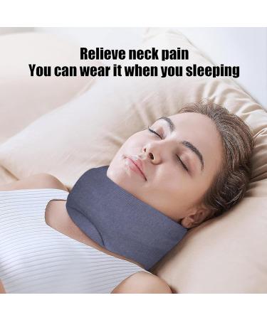 Wonder Care Neck Brace for Sleeping - Neck Pain Relief & Support Collar for Men & Women - Grey Medium - Buy Online on GoSupps.com