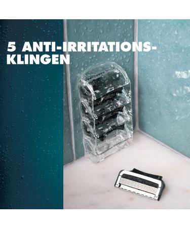 Gillette Intimate Razor Blades for Sensitive Areas | 4 Replacement Blades with Slide Strips | Dermatologically Tested for Gentle Shaving - Buy Online on GoSupps.com