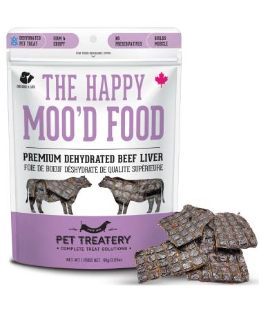 The Granville Island Pet Treatery Dehydrated Beef Liver Treats for Dogs & Cats (90g Pack of 1) - Single Ingredient Dog Treats Cat Treats - Natural Dog Treats Grain Free Beef Liver 90 g (Pack of 1)