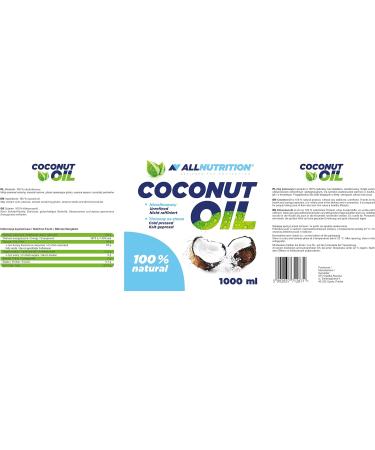 Coconut Oil Unrefined - 1000 ml. - Buy Online on GoSupps.com