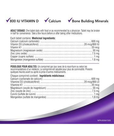 Caltrate Plus Vitamin D3 and Calcium Supplement 600 mg Tablet 60 Count 60 count (Pack of 1) - Buy Online on GoSupps.com