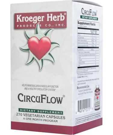 Kroeger Herb Circu Flow 270 caps - Buy Online on GoSupps.com