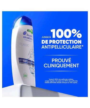 Head & Shoulders Classic Anti-Dandruff Shampoo 330ml Daily Use Up to 100% Dandruff Removal Clinically Proven All Hair and Scalp Types - Buy Online on GoSupps.com
