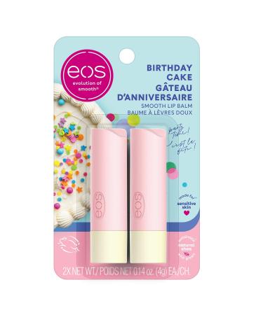 eos Birthday Cake Smooth Lip Balm 8g 2 Pack