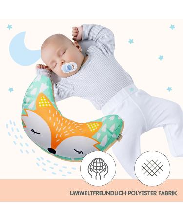 Brunoko Kids Headrest & Seat Belt Cushion - Comfortable Neck Support Pillow for Children in the Car - Green Seat Pillows for Kids - Buy Online on GoSupps.com