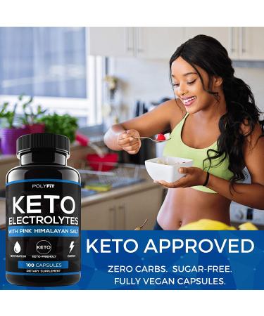 Keto Electrolytes Supplement - 100 Keto-Friendly Electrolyte Salt Tablets - Buy Online on GoSupps.com