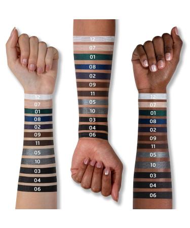 Impala Oryx Khol Kajal Eye Pencil - 10 Metallic Grey | Waterproof Eyeliner with Light & Creamy Texture | Shop Internationally - Buy Online on GoSupps.com