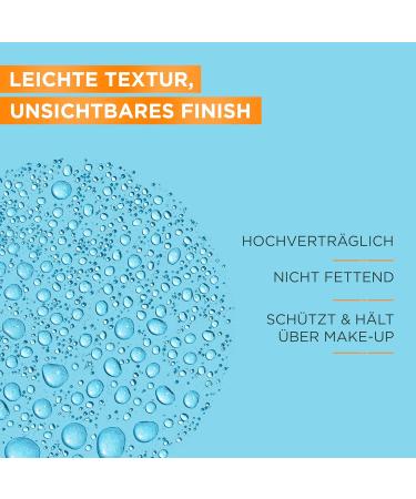 Garnier Fixing makeup spray with protection factor 50+ protection against dark spots perfect makeup for a long time vegan formula with glycerin vitamin E and hyaluronic acid - Buy Online on GoSupps.com