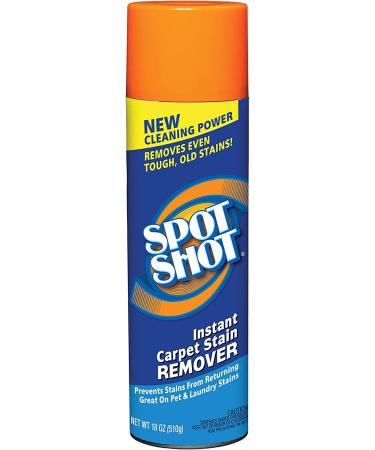 Spot Shot Professional Instant Carpet Stain Remover Aerosol 18oz 12-Pack - Orange - Buy Online on GoSupps.com