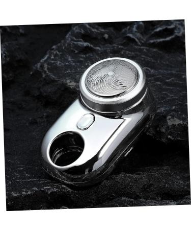 Portable Electric Shaver for Men - Mini Razor & Travel Shaver - Compact Silver Design - Buy Online on GoSupps.com