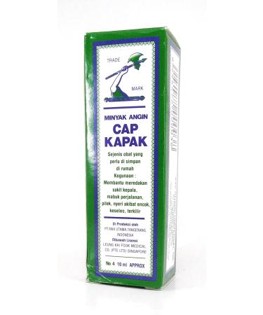 Minyak Angin Cap Kapak - Medicated Oil (no.4/ 10ml)
