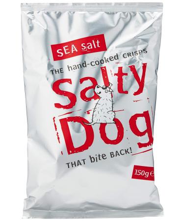 Salty Dog Sea Salt Crisps Share bag 8 x 150 g Salted