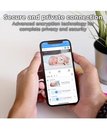 Motorola Ease 44 Connect WiFi Baby Monitor with Camera - 4.3 Display - Night Vision Lullabies - Room Temperature Monitoring - White - Buy Online on GoSupps.com