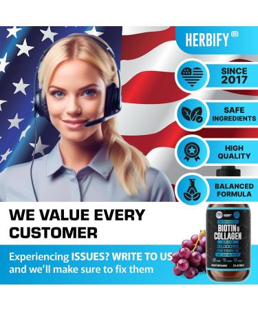 HERBIFY Bundle - K2 and D3 Drops & Biotin and Collagen Drops - Bone Strength & Hair Skin Nails Support - Buy Online on GoSupps.com