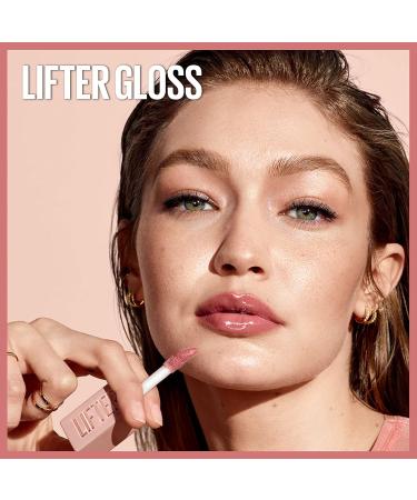Maybelline New York Lifter Gloss Plumping & Hydrating Lip Gloss with Hyaluronic Acid - Shade 002 Ice - 5.4 ml (Pack of 1) - Buy Online on GoSupps.com