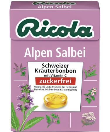 Ricola Sage without sugar pack of 20 (20 x 50 g bowl)