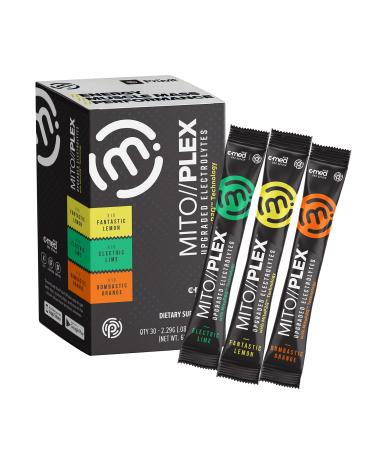 Pruvit MITO//PLEX Citrus Pack Upgraded Electrolytes with MitoP2Q Technology with Pure Therapeutic Ketones for Bones Growth Energy Boost and Immune System