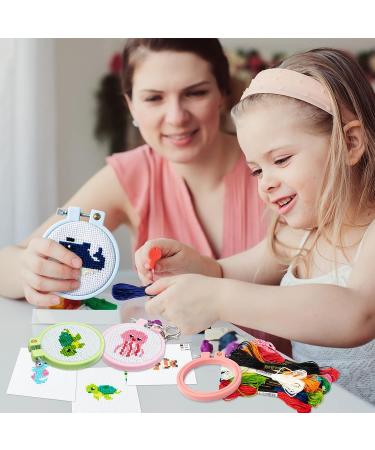 WATINC 5Pcs Kids Embroidery Kit - Sea Animals DIY Key Chain | Ocean Animal Themed Cross Stitch Starter Kit for Beginners and Adults - Buy Online on GoSupps.com