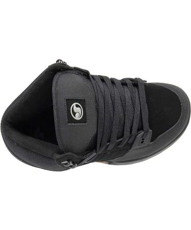 DVS Men's Militia Boot Skate Shoe 9.5 - Black Fiery Black - Buy Online on GoSupps.com
