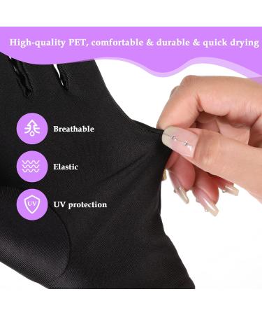 2Pairs UV Nail Protection Gloves UV Gloves for Gel Nails UV Protection Gloves Gloves for UV Lamp UV Protection Nail Gloves UV Gel Gloves UV Hand Protection Gloves Fingerless Gloves for Nail Manicure - Buy Online on GoSupps.com