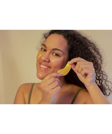 24K Gold Under Eye Patches - 30 Pairs for Dark Circles Puffiness & Anti-Aging Care | Moisturizing Collagen Eye Masks - Buy Online on GoSupps.com