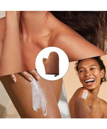 Autobronzant | Applicateur pour Autobronzage - Applicateur Ultra Doux Lavable en Machine avec Pouce pour Spray Lotion Mousse Corps Visage Femme Homme Brun - Buy Online on GoSupps.com