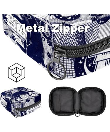 Portable Women's Napkin Storage Bag - Cat-Themed Menstrual Cup Pocket & Feminine Storage for First Periods - Buy Online on GoSupps.com