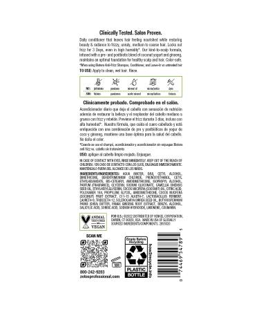 BIOTERA Anti Frizz Intense Smoothing Shampoo and Conditioner - Vegan Formula for Frizzy Hair - 32 Fl Oz - Buy Online on GoSupps.com