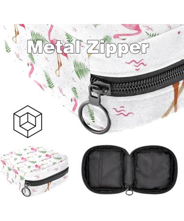 Shop Pink Flamingo Summer Sanitary Napkins & Menstrual Cup Pocket - Perfect for Women & Teens | Eco-Friendly & Convenient Storage - Buy Online on GoSupps.com