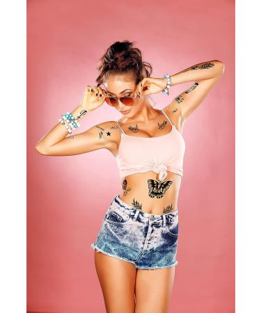 Harry Stylezz Ultimate Tattoo Set - 65+ Tattoos for Concerts, Halloween, Cosplay & Dress Up - Buy Online on GoSupps.com